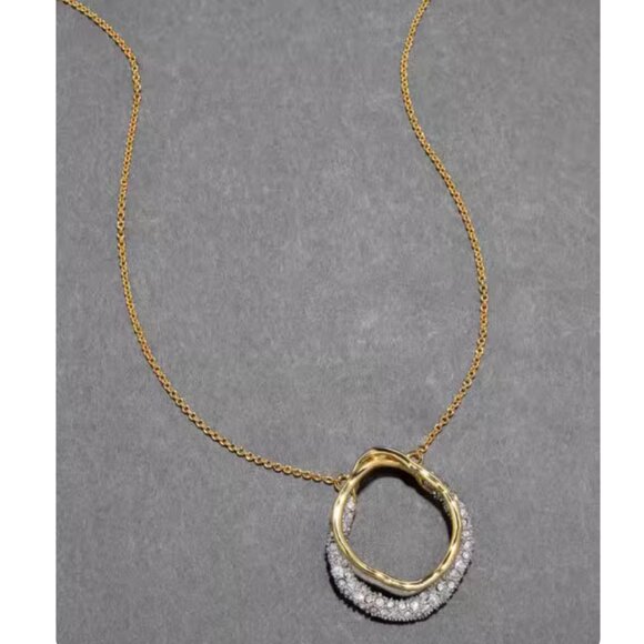 Alexis Bittar Jewelry - Alexis Bittar Solanales Gold Crystal Orbit Necklace